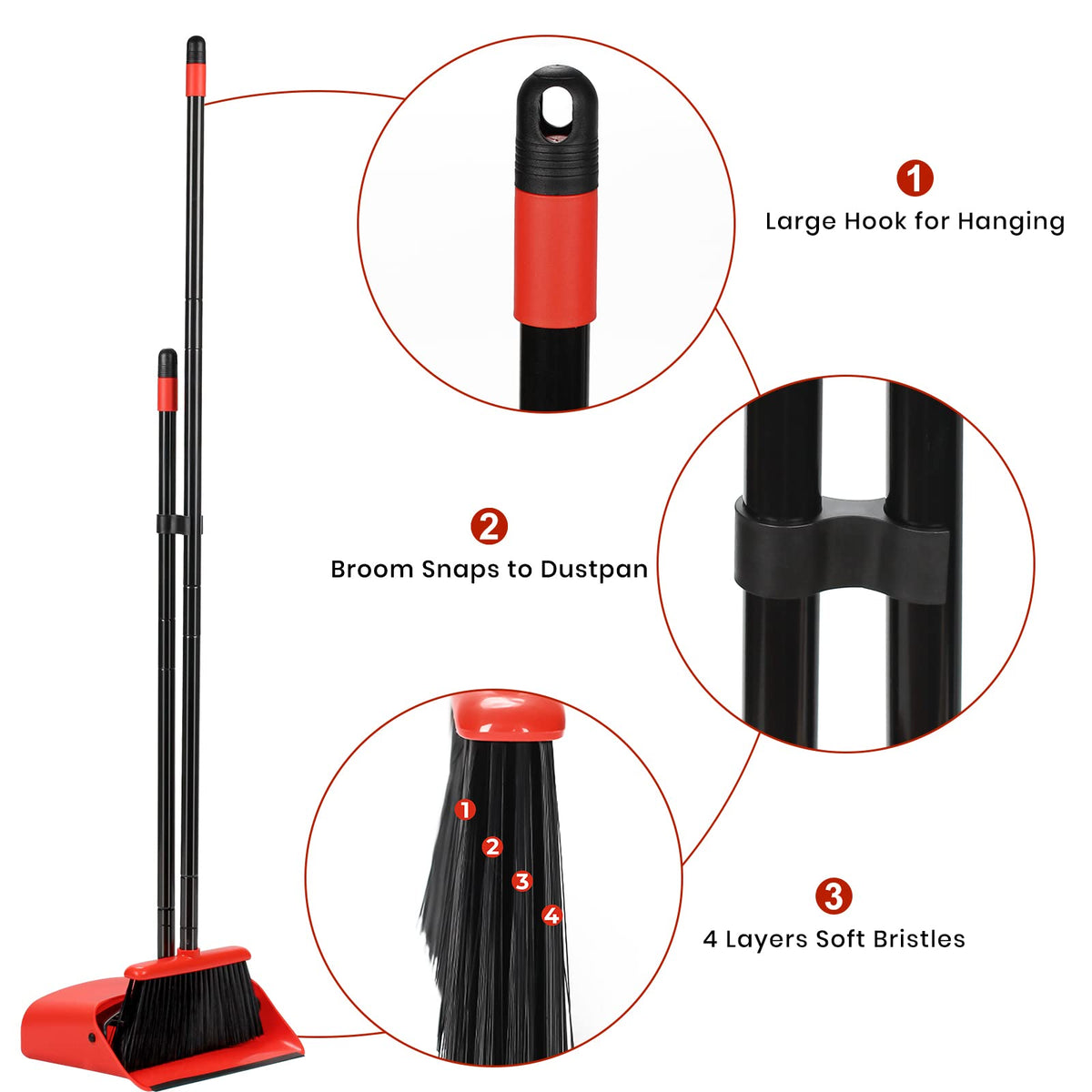 Broom and Dustpan Set