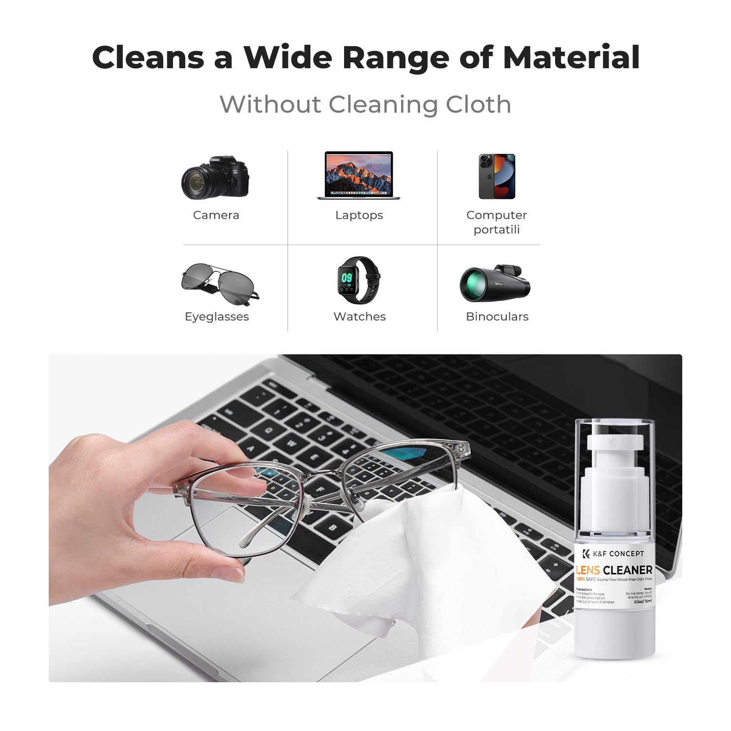 Spray and Lens Cleaner Care Kit