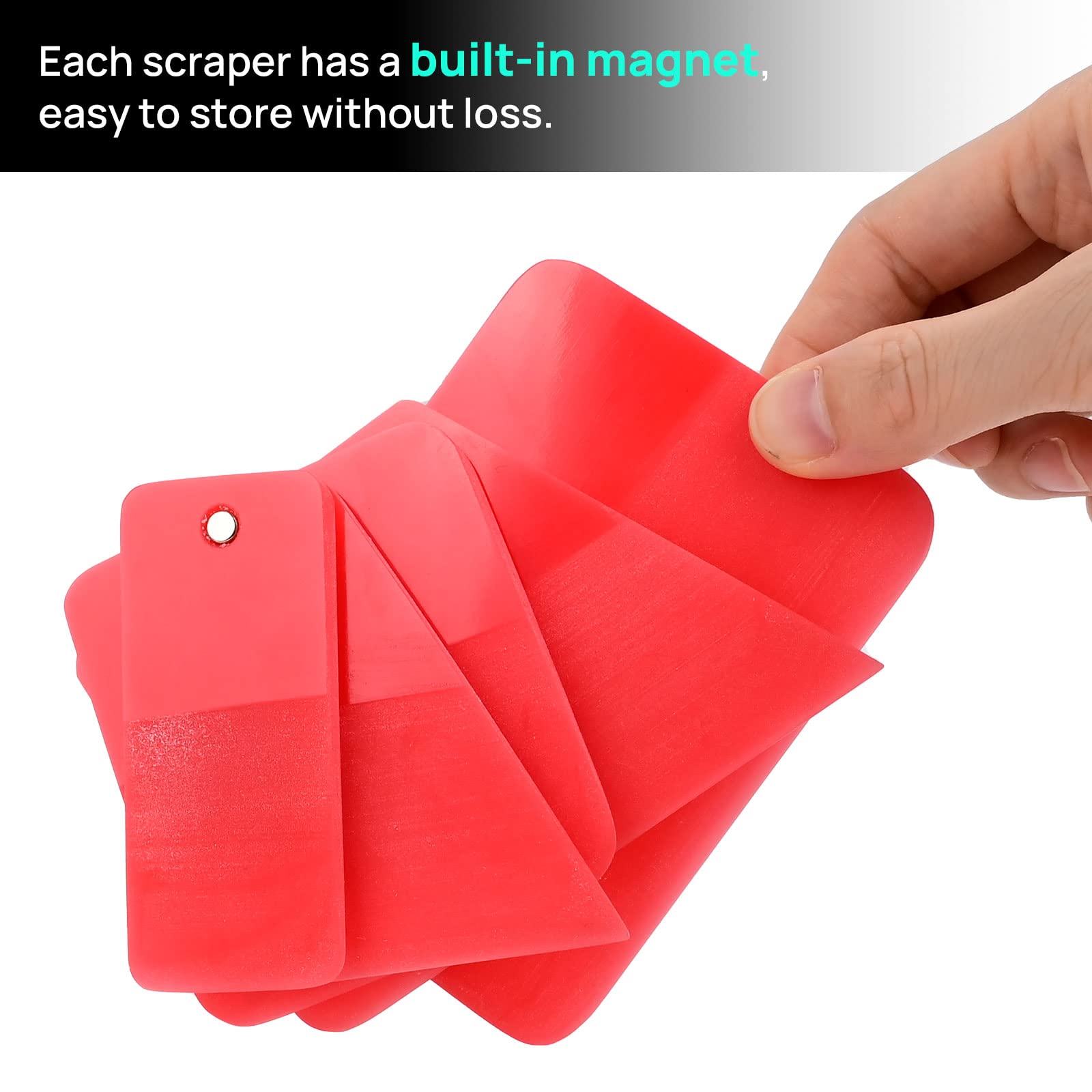 Magnet PPF Squeegee Kit Paint Protection Film Installation Tools (5 Count)