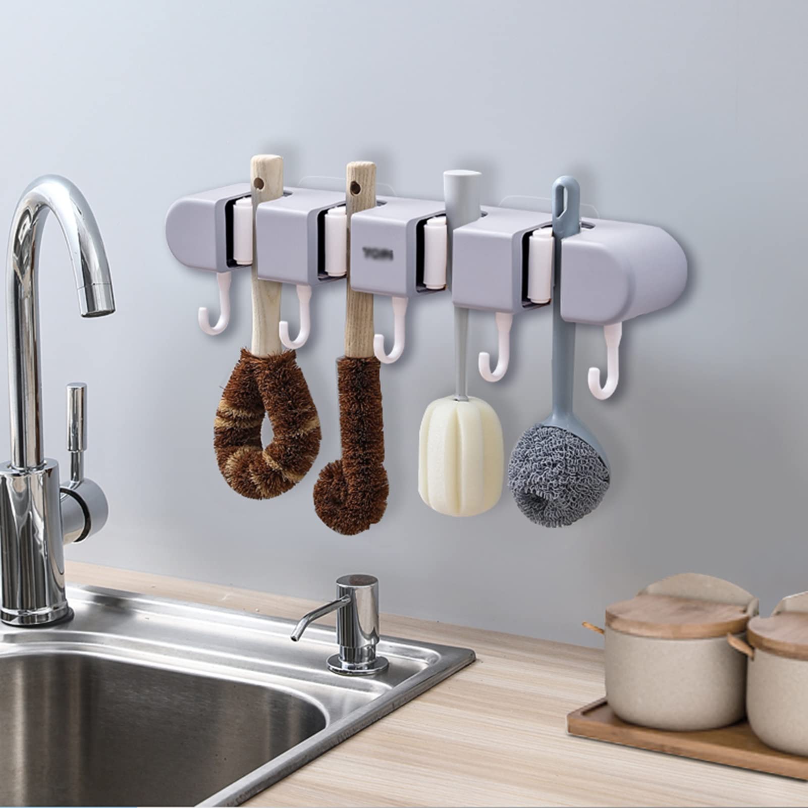 Mop Holder Wall Mount Mop Rack