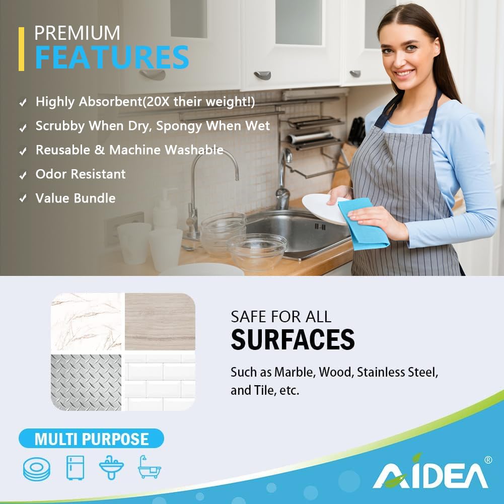 Swedish Dishcloths for Kitchen (20 Count)