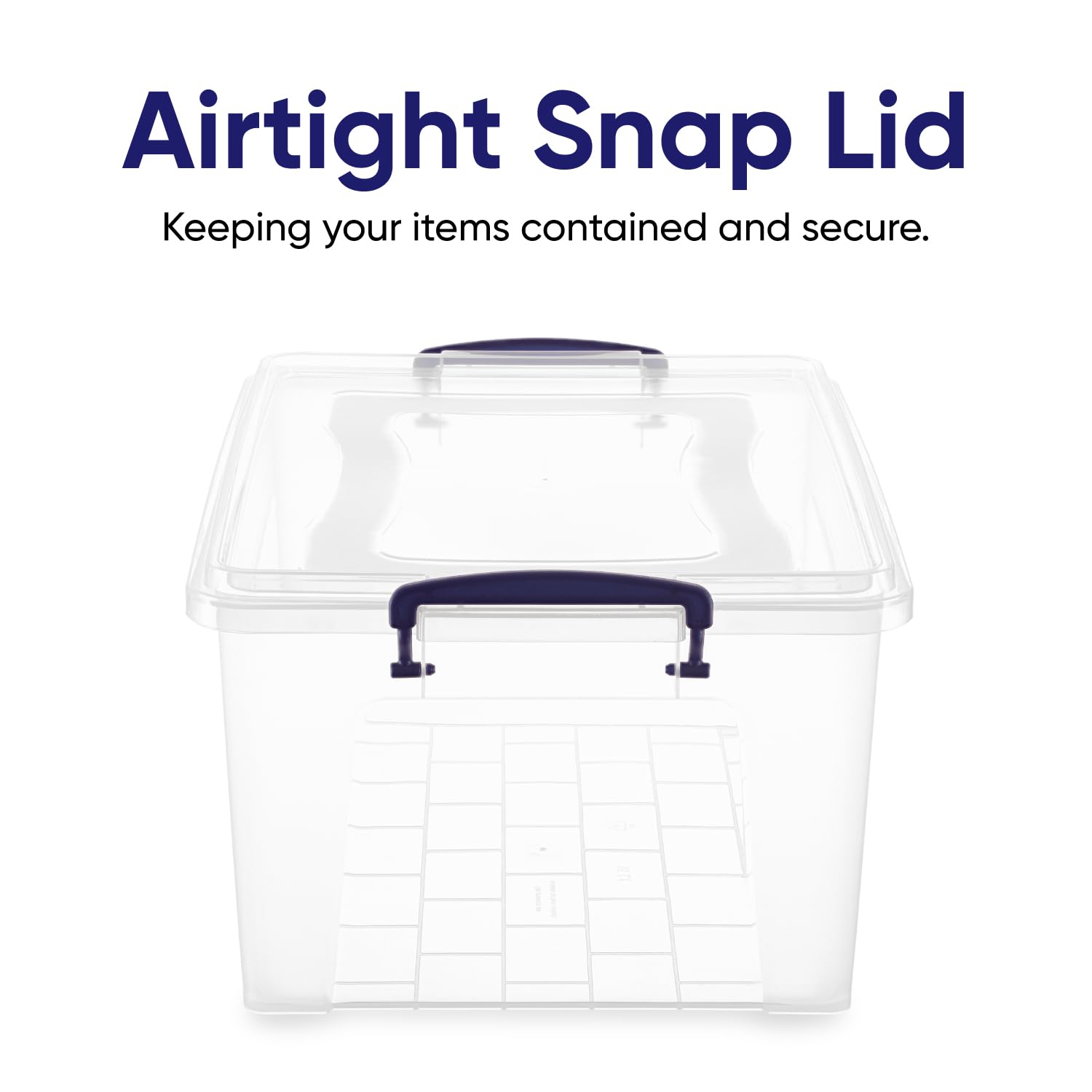 Storage Bins with Lids (2 Count)