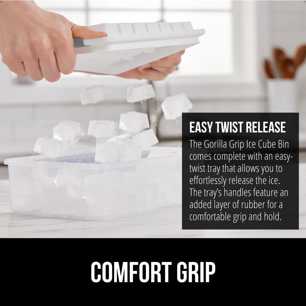 BPA Free Easy Release Ice Cube Tray for Freezer