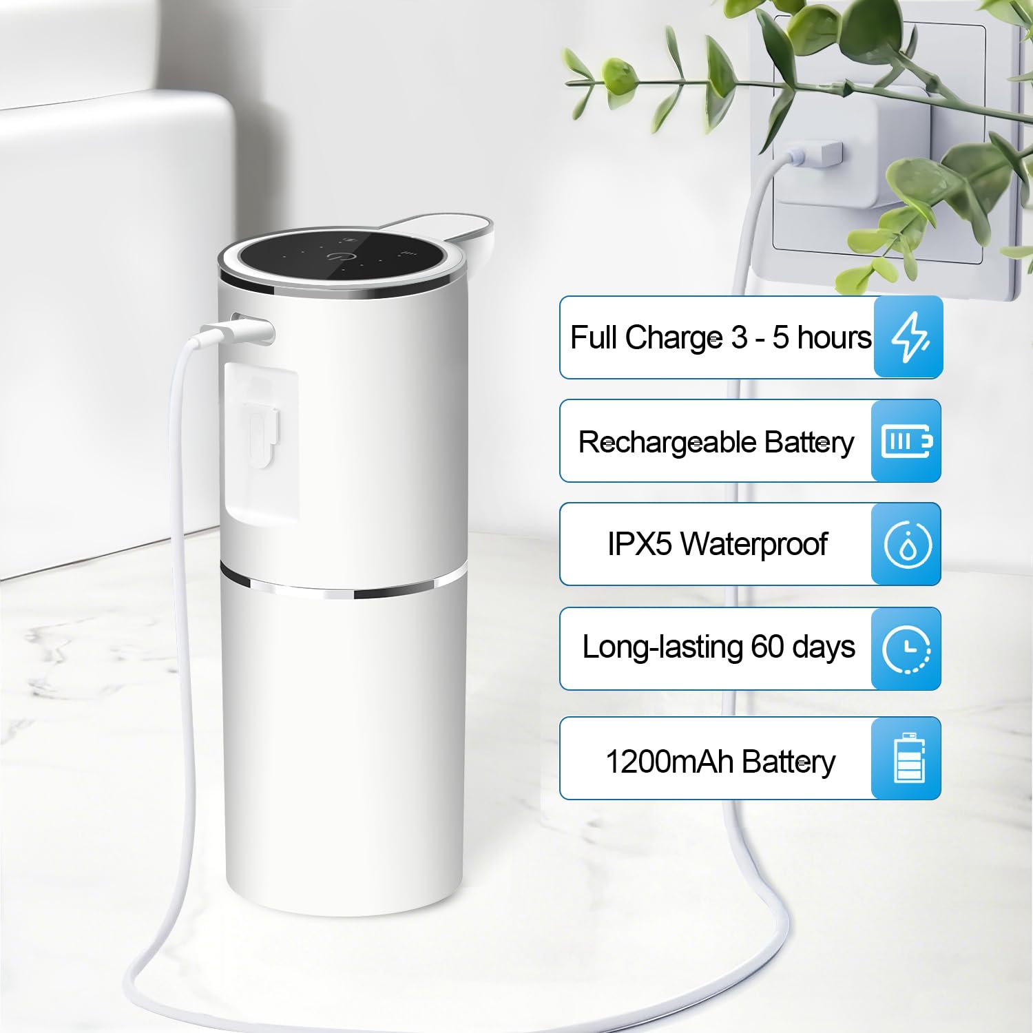 Automatic Liquid Soap Dispenser Bathroom Kitchen Dish Liquid Body Shampoo Shower Gel Hand Free Liquid