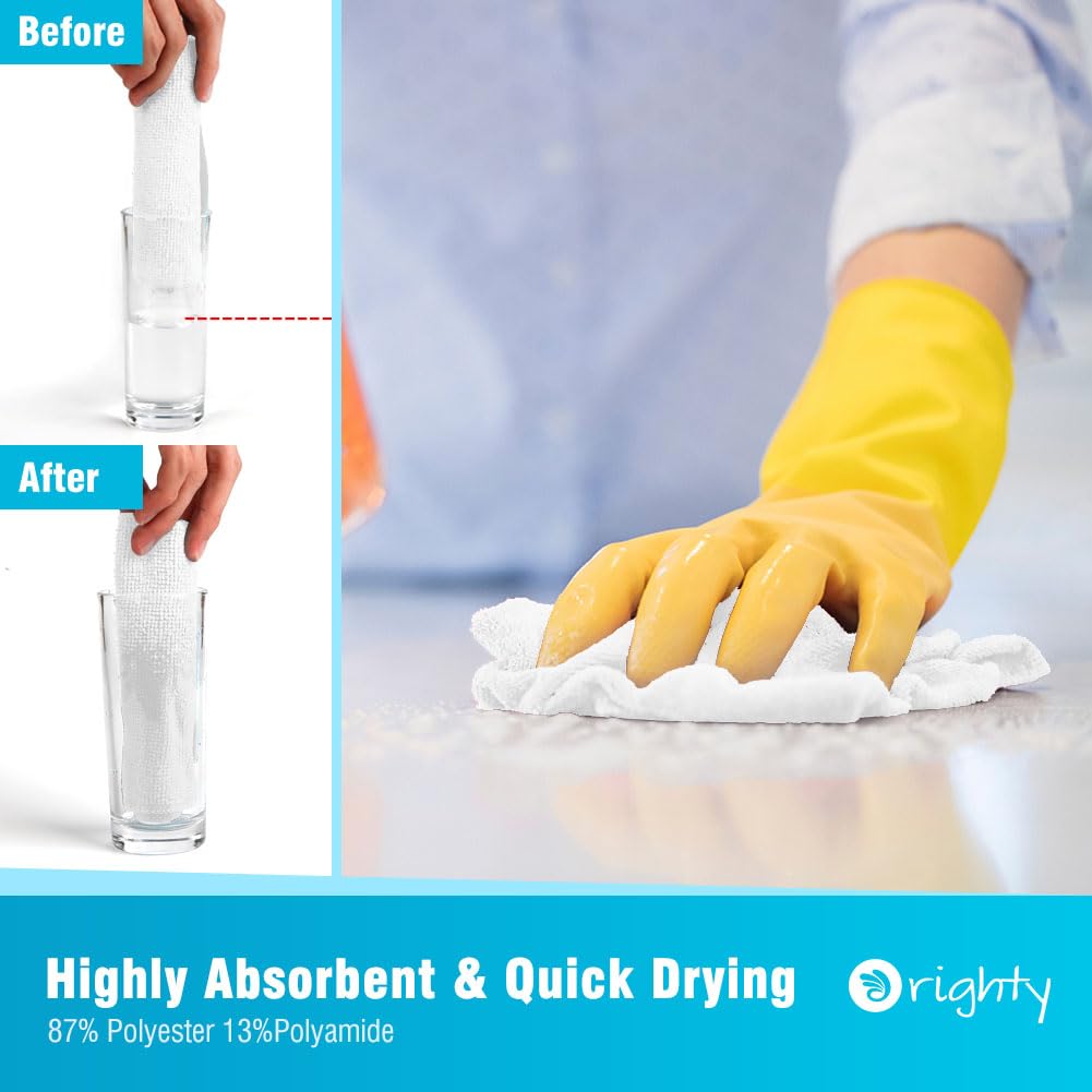 Microfiber Cleaning Cloth Bulk (200 Count)