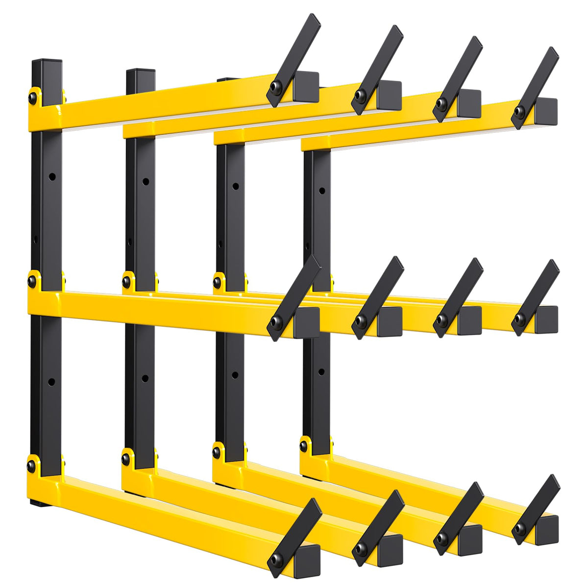 Lumber Storage Rack Folding Wood Storage Racks Wall (4 Count)