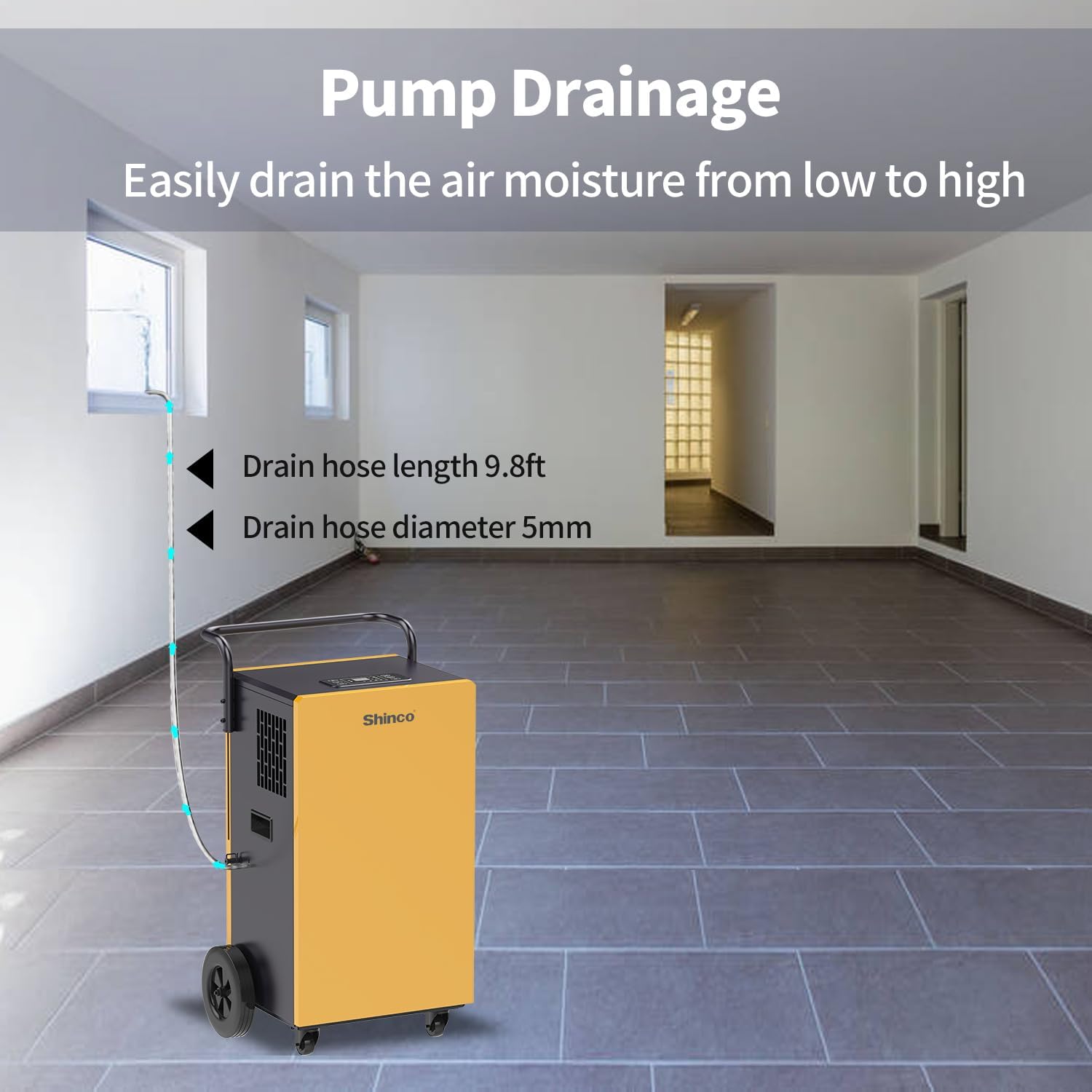 Commercial Dehumidifiers with Pump