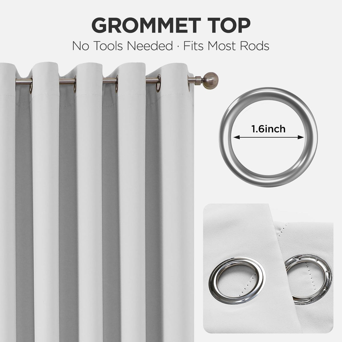 Door Curtain Blackout Curtains for Doorway Privacy Closet Drapes