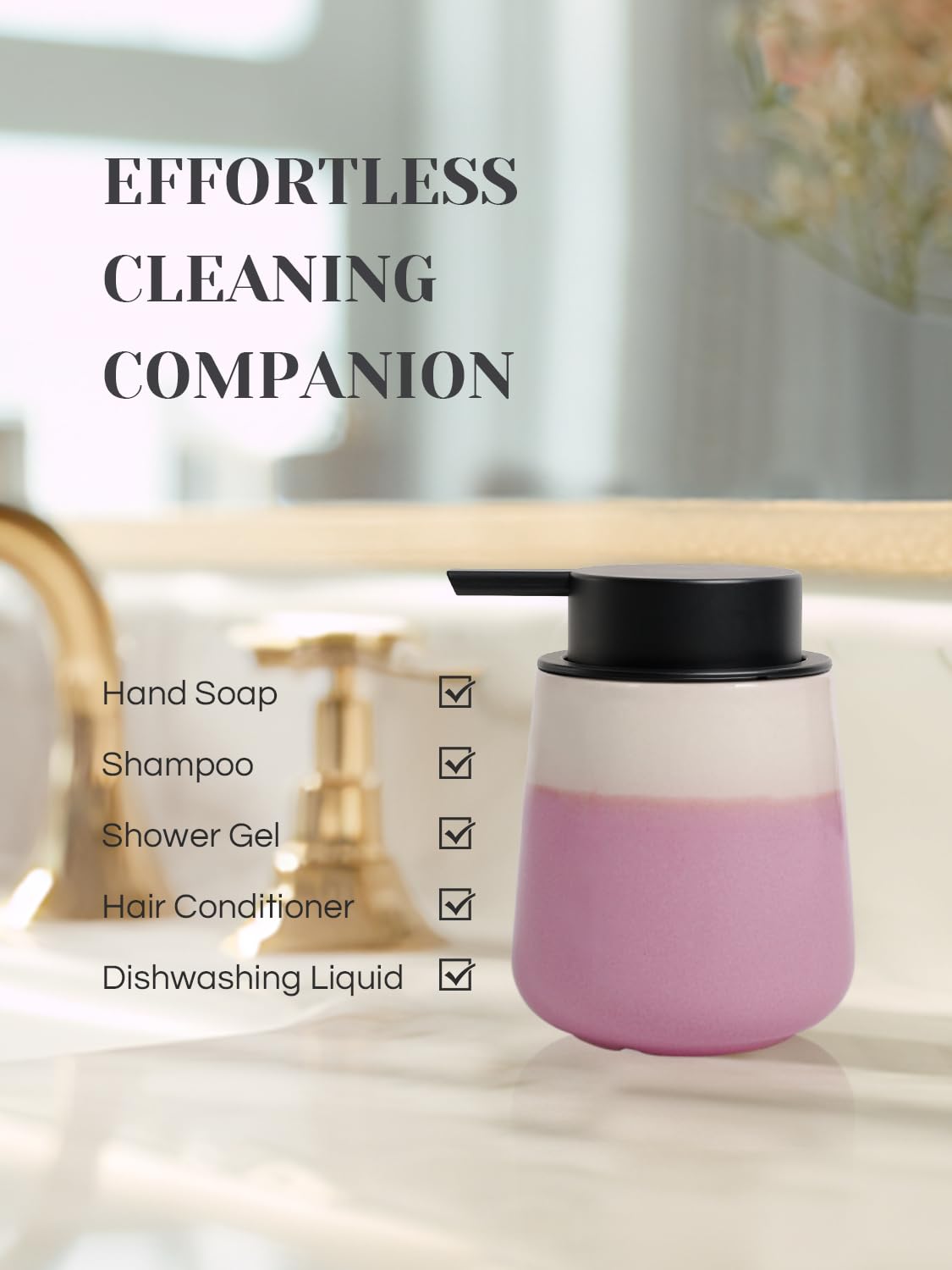 Ceramic Foaming Soap Dispenser