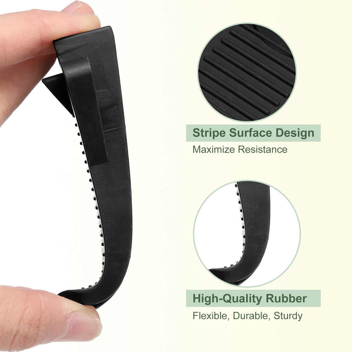 2 Pcs Door Stoppers for Bottom of Door (2 Count)
