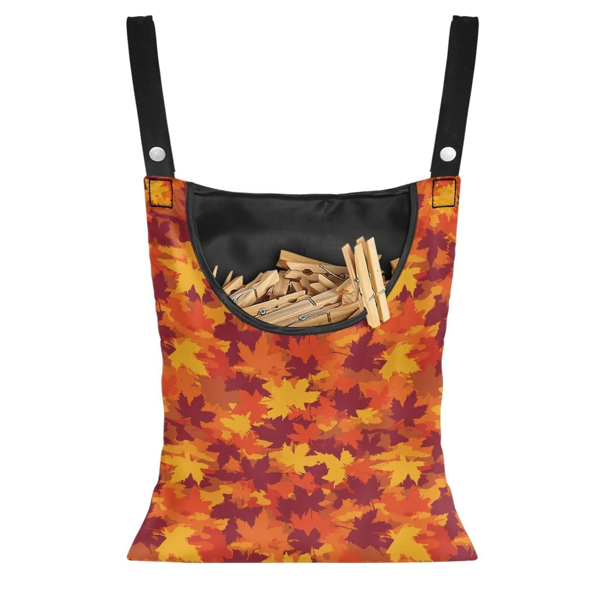 Maple Leaf Clothespin Storage Hanger Bags Beer Laundry Clothespin Bag