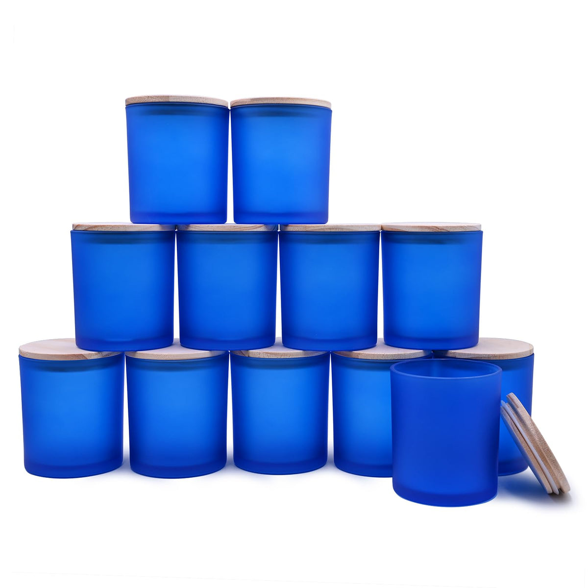14 OZ Thick Candle Jars for Making Candles 12 Pcs (12 Count)