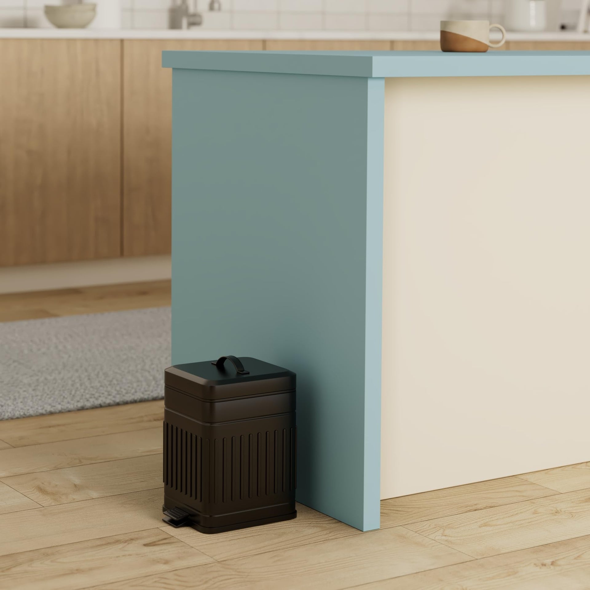 Small Trash Can with Lid