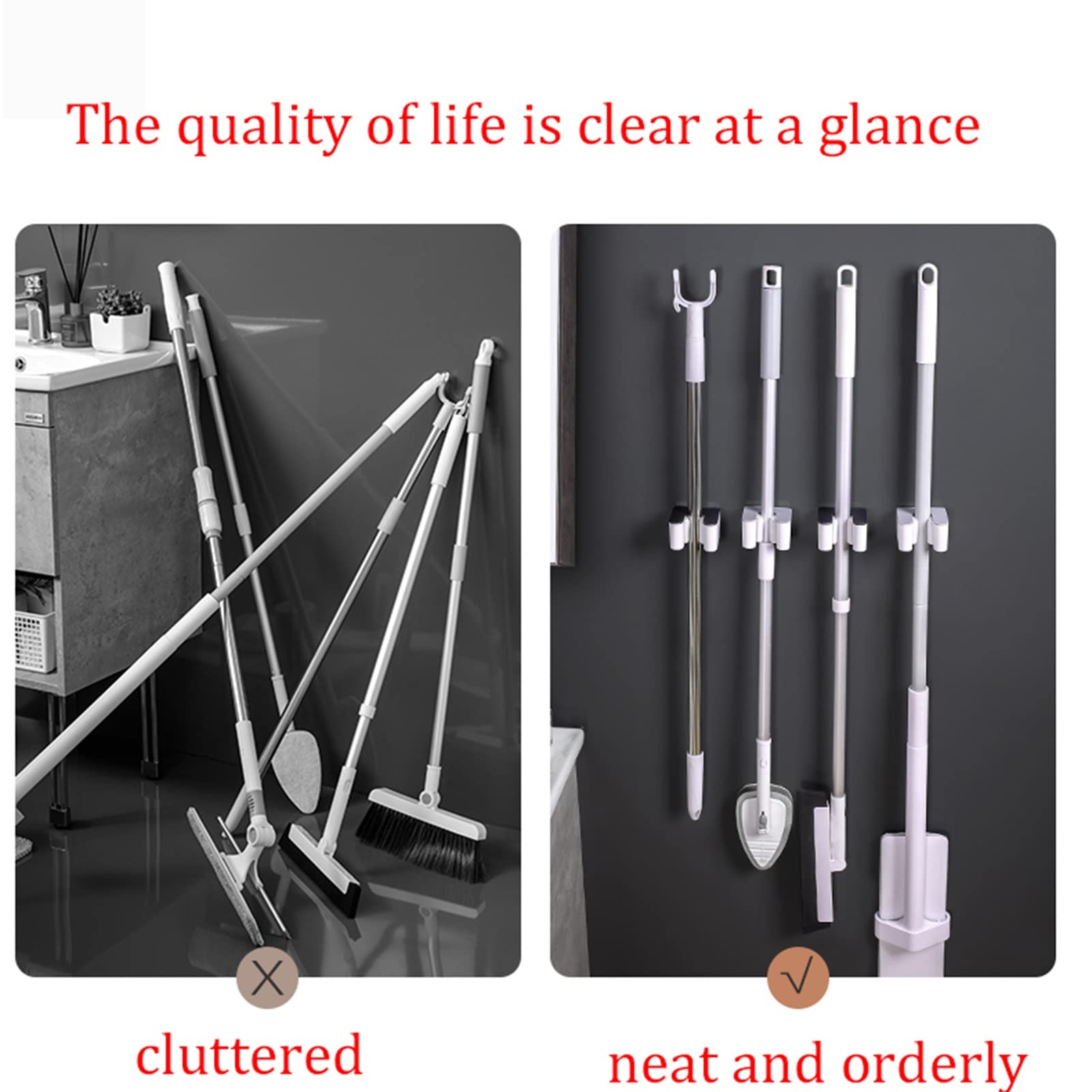 Wall Mount Broom Holder