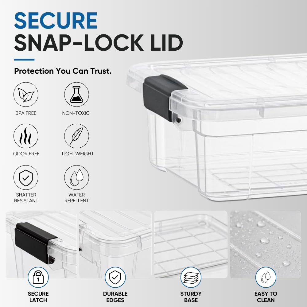 Storage Bins with Lids