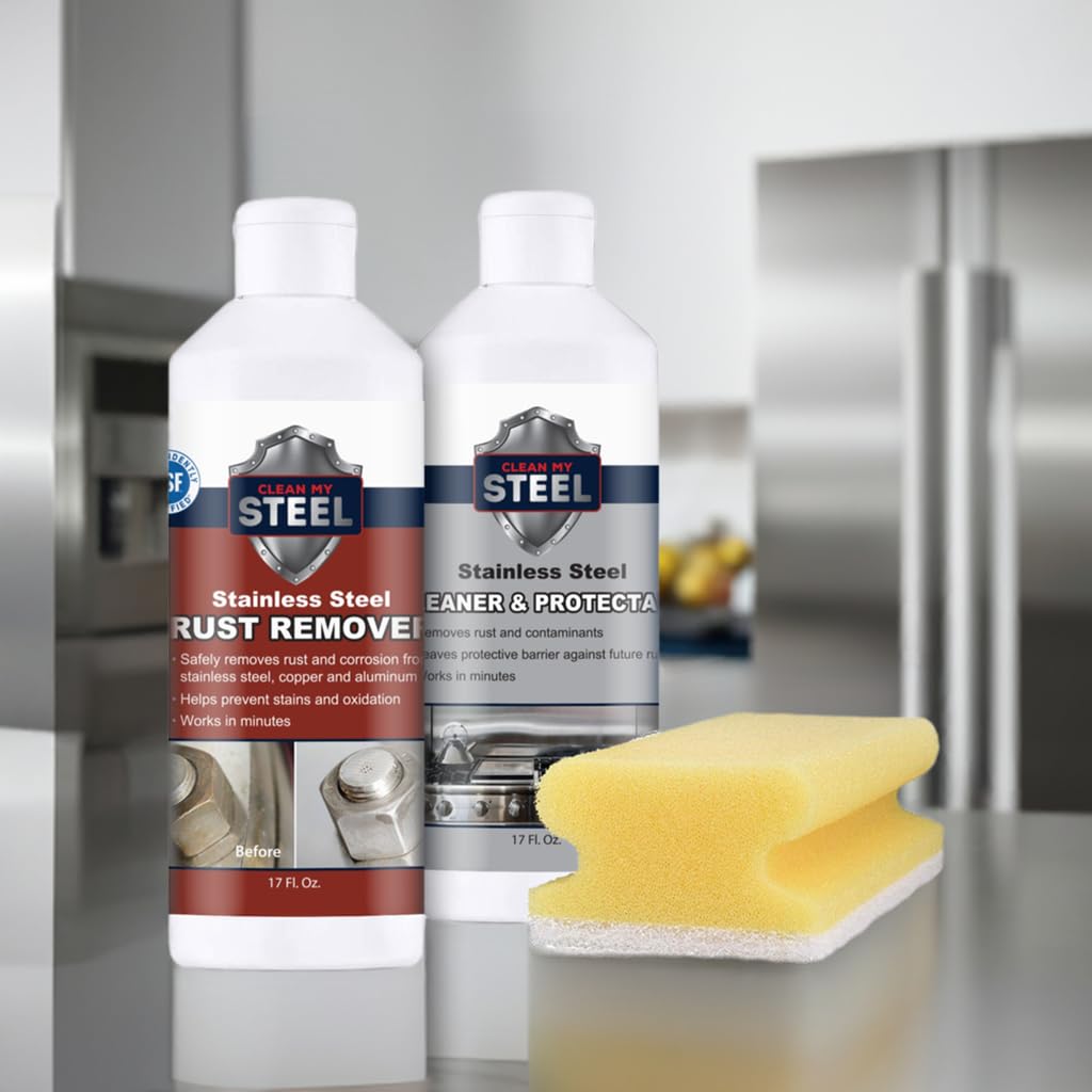 Stainless Steel Rust Remover Kit 17 Fl Oz (34 Fl Oz)