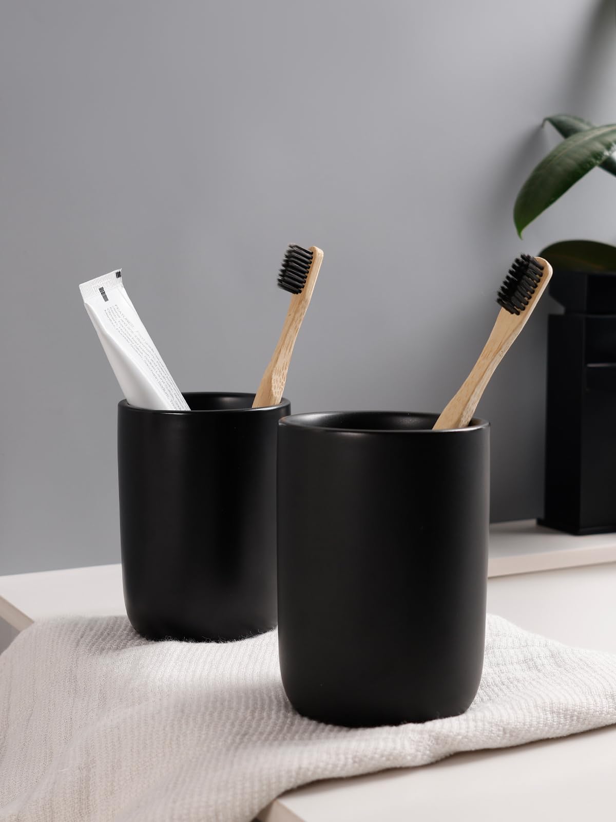 Soap Dispenser and Toothbrush Holder Set (2 Count)