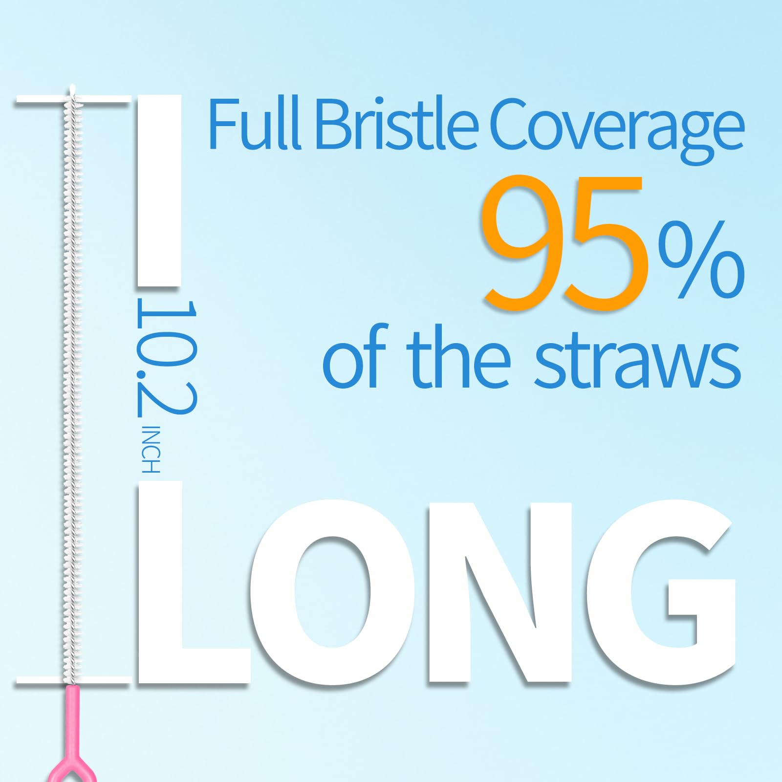 6 Pack Straw Cleaner Brush (6 Count)