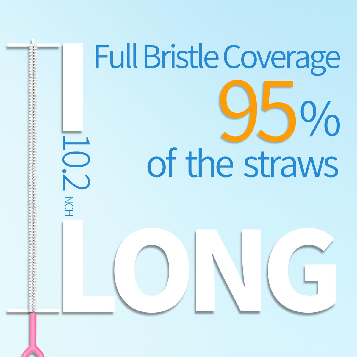 6 Pack Straw Cleaner Brush (6 Count)