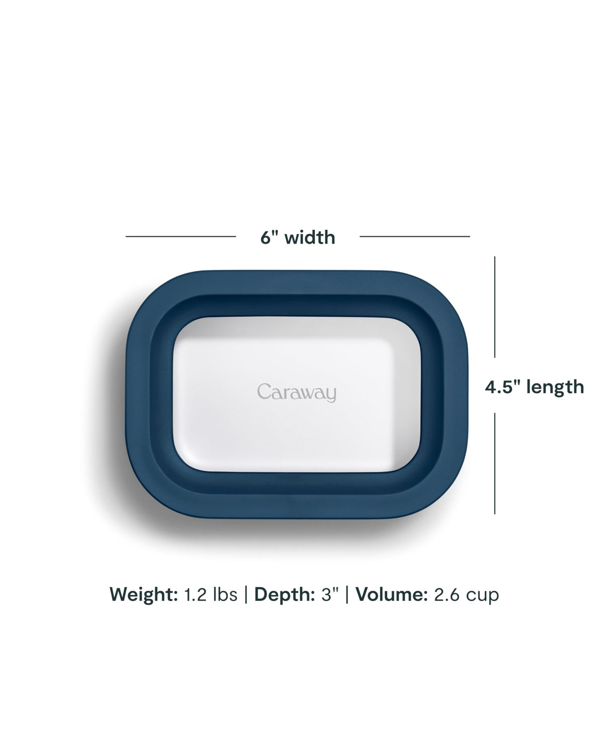 2 Piece Glass Food Storage Container Set (2 Count)