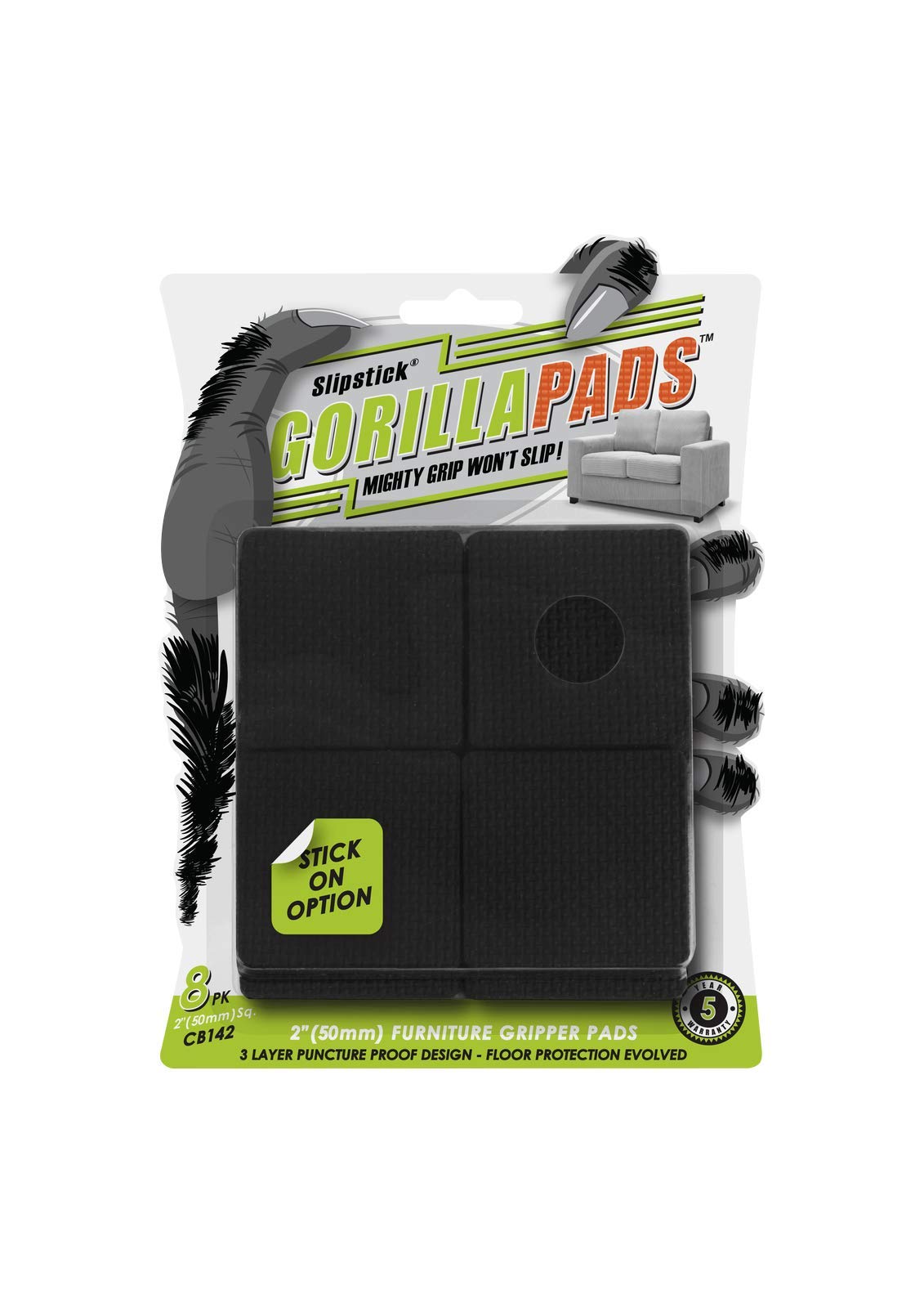 GorillaPads CB142 Non (8 Count)
