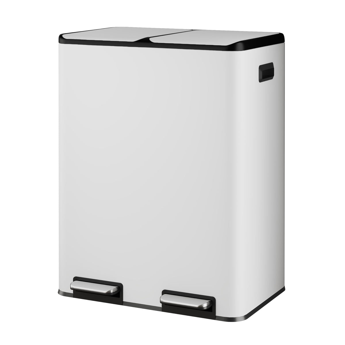 2 x 8 Gallon Stainless Steel Dual Trash Can (2 Count)