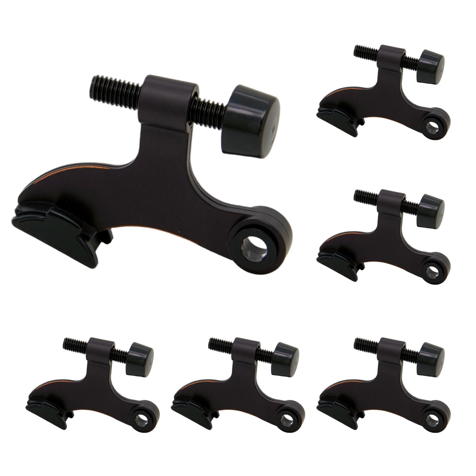 6 Pack Hinge Pin Oil Rubbed Bronze Door Stopper (6 Count)
