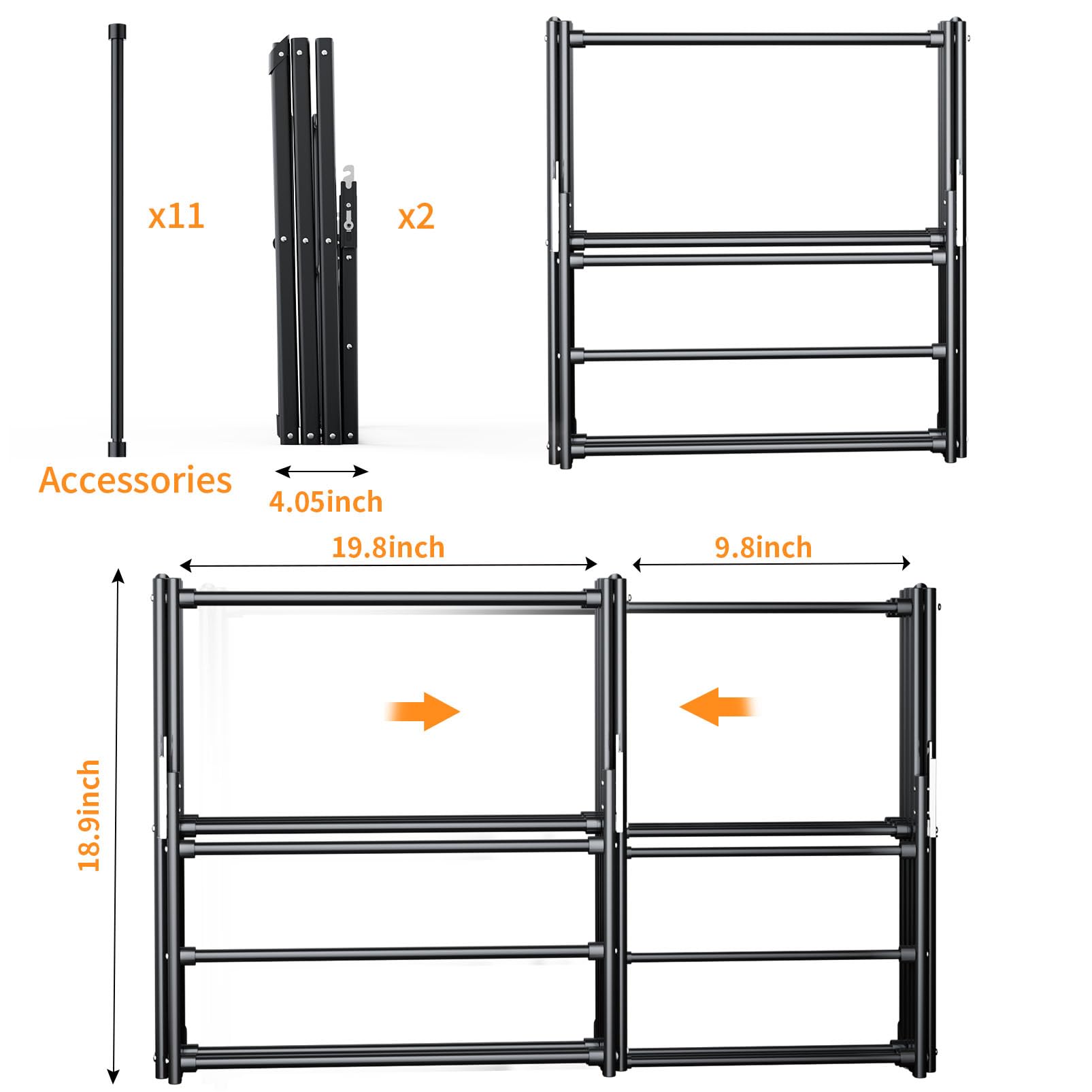 3 Tier Clothes Drying Rack