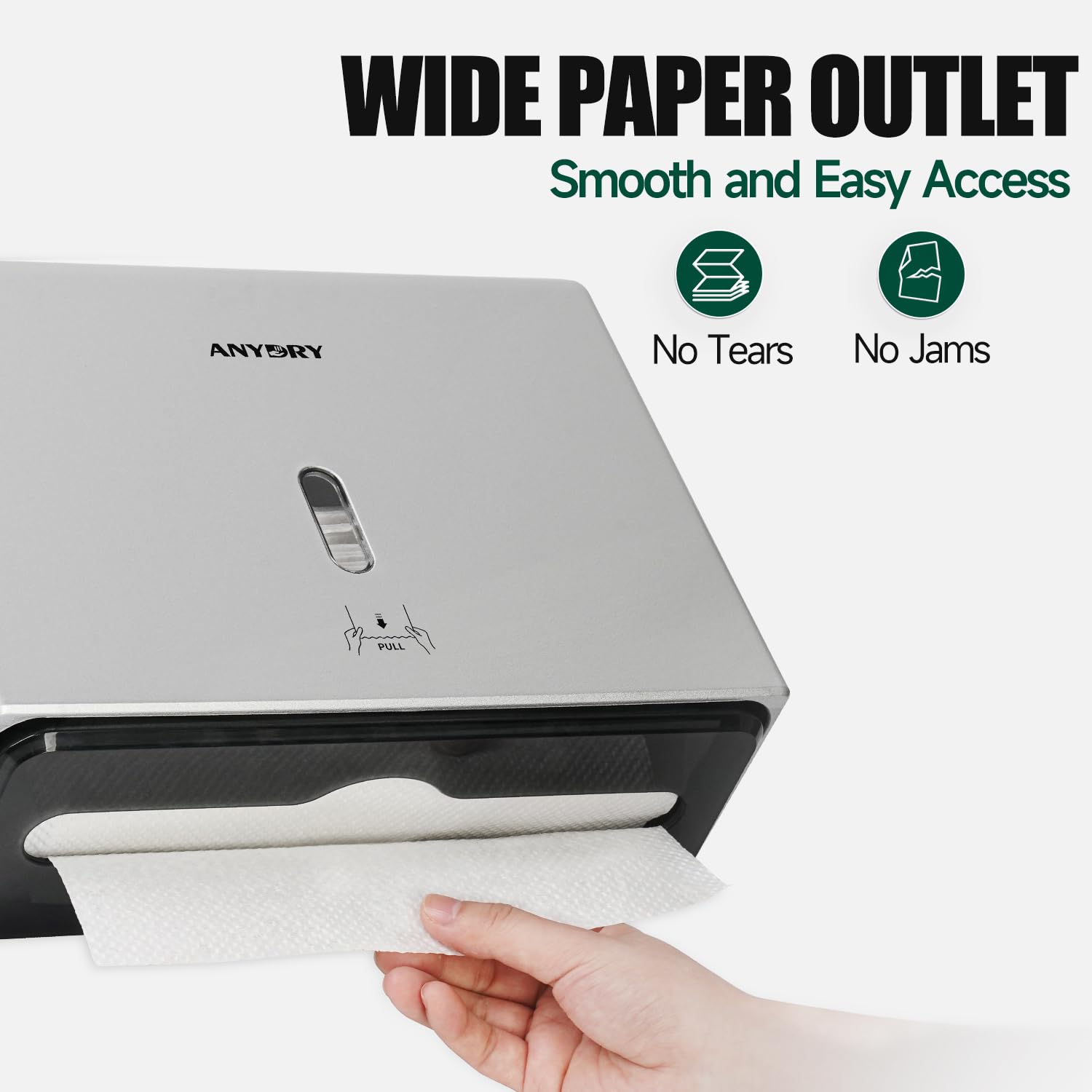200 Sheet Paper Towel Dispenser Wall Mount (200 Count)