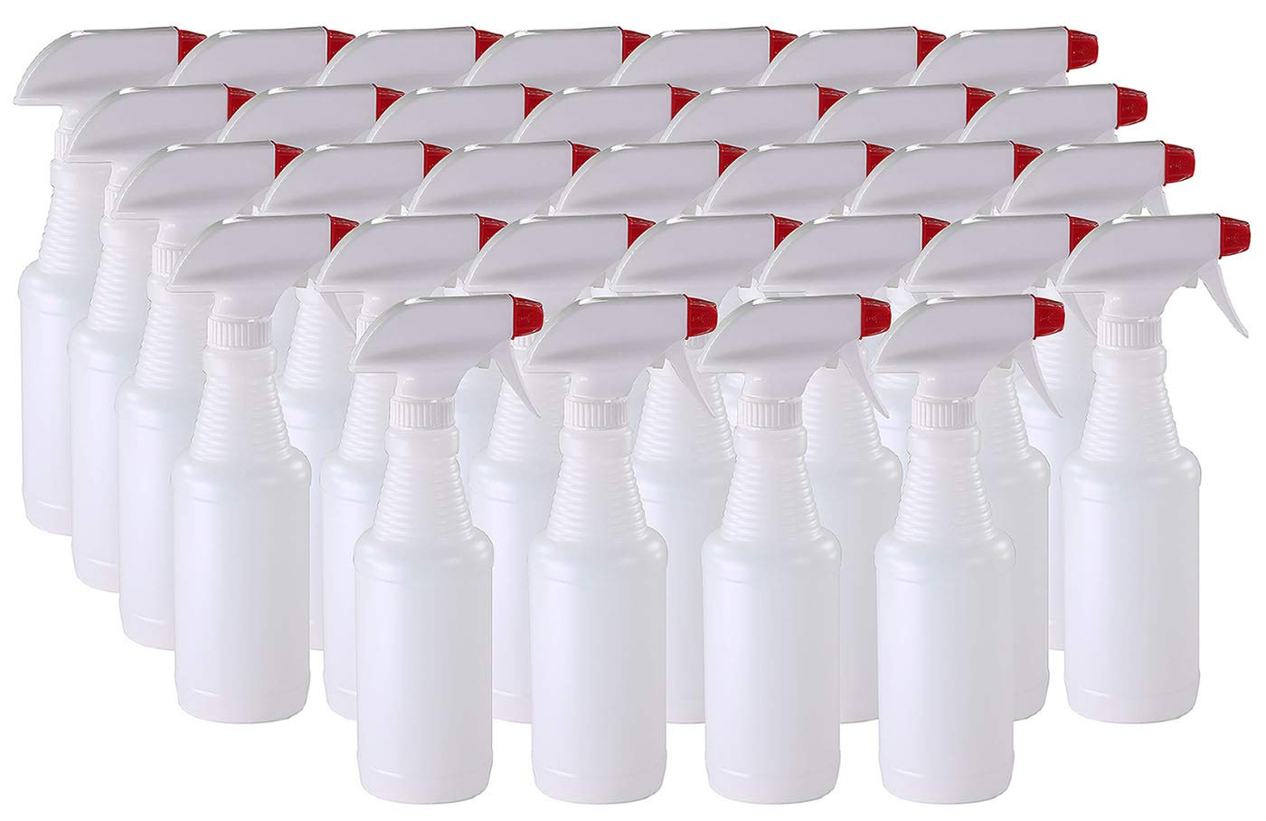 Plastic Spray Bottles Leak Proof Technology Empty 16 oz Value Pack of 152 Made In USA (152 Count)