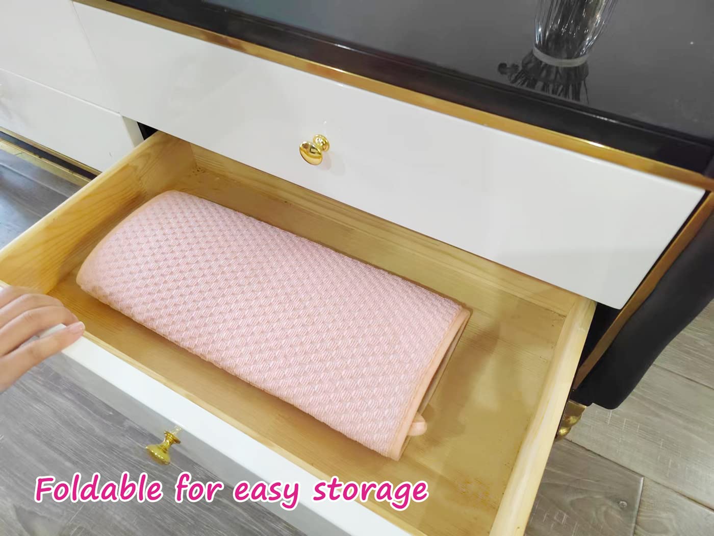 Pink Dish Drying Mats for Kitchen Counter (2 Count)