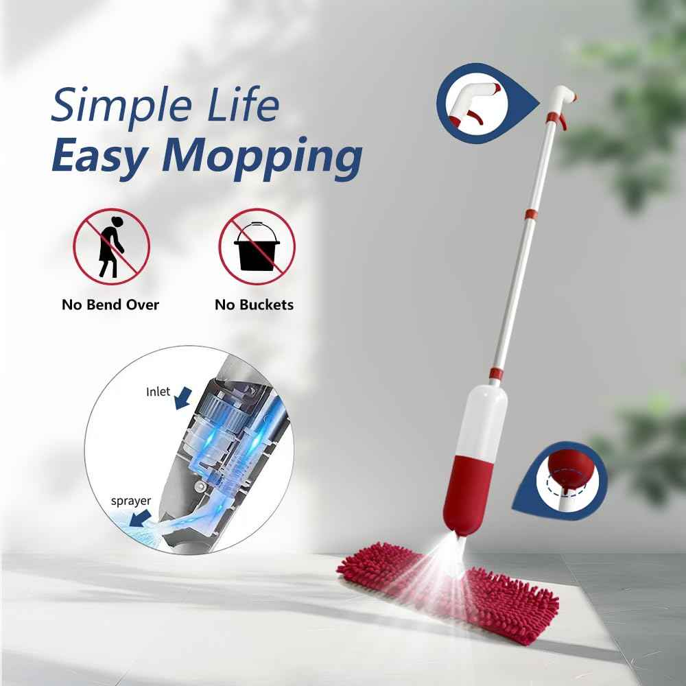Spray Mop for Floor Cleaning Wet & Dry Mops Multi