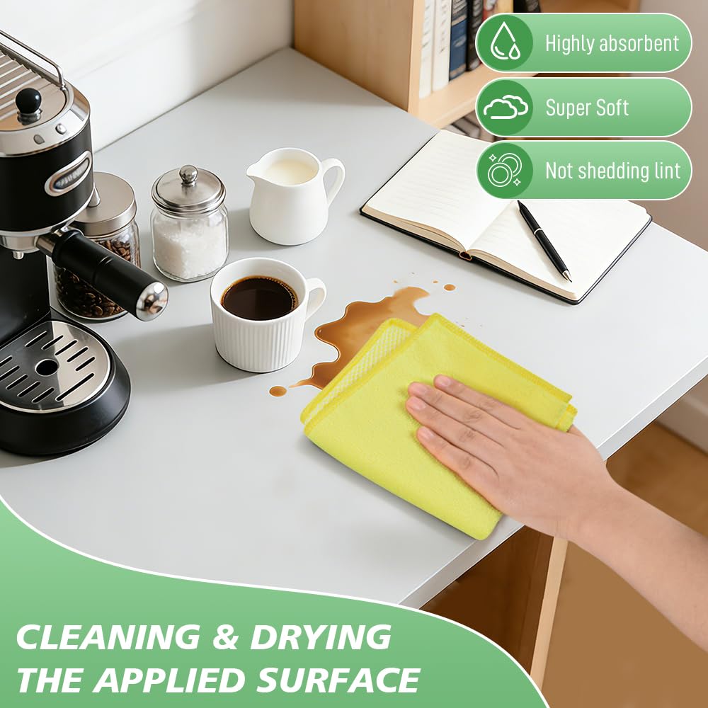 Dish Cloth for Washing Dishes Kitchen Washcloth Cleaning Cloth (10 Count)