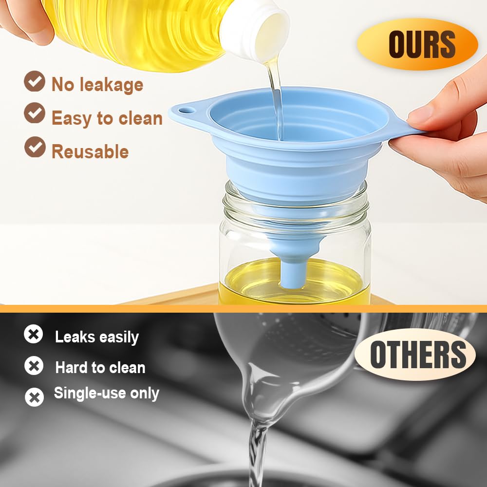 Kitchen Funnel Set 3 Pack (3 Count)