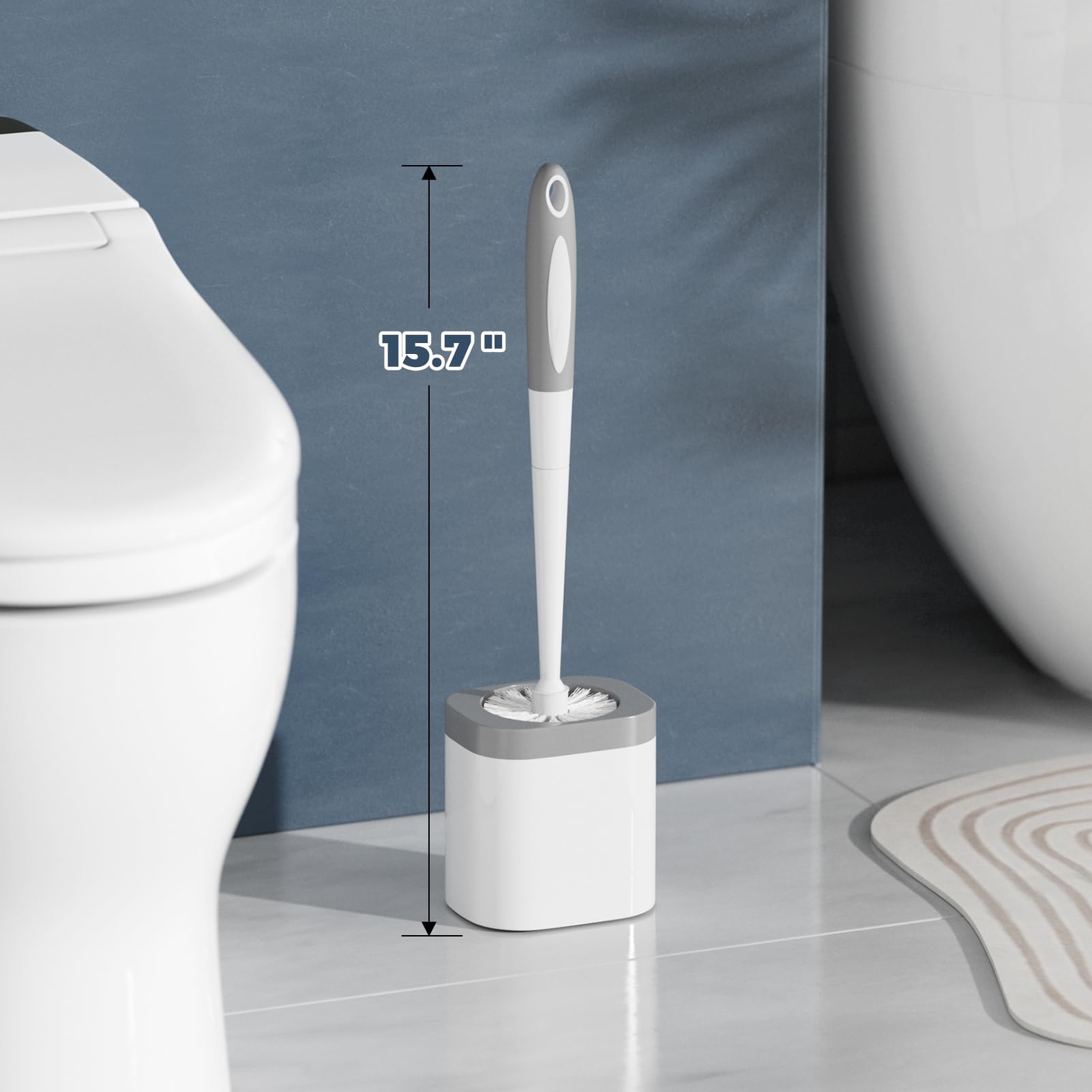 Toilet Brush and Holder Set (2 Count)