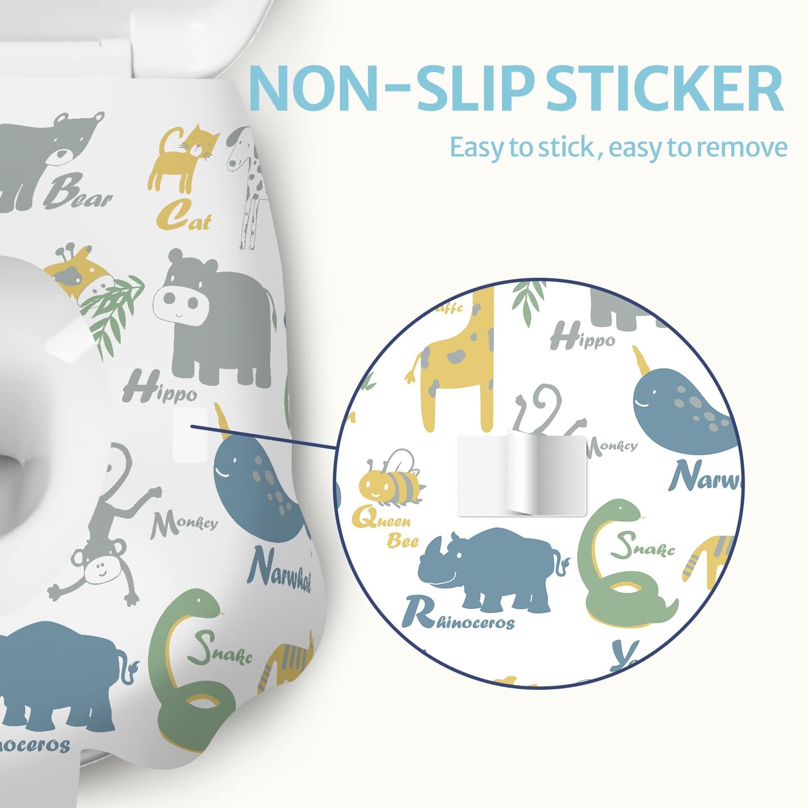 20 Pcs Toilet Seat Covers Disposable for Toddlers & Adults (20 Count)