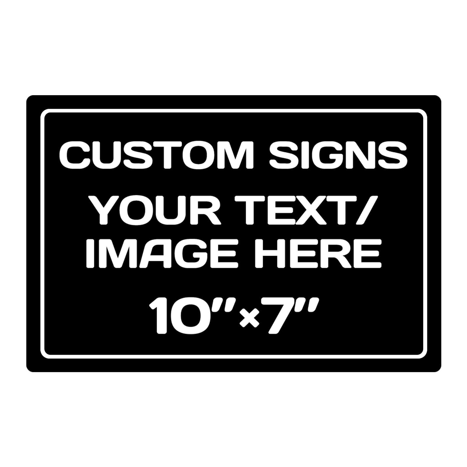 Personalized Aluminum Weatherproof Metal Signs