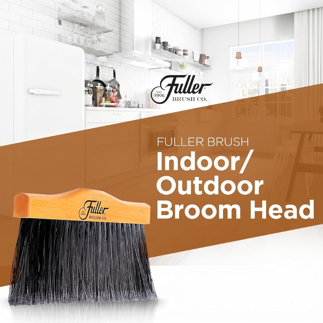 10 Inch Upright Maple Wood Broom Head