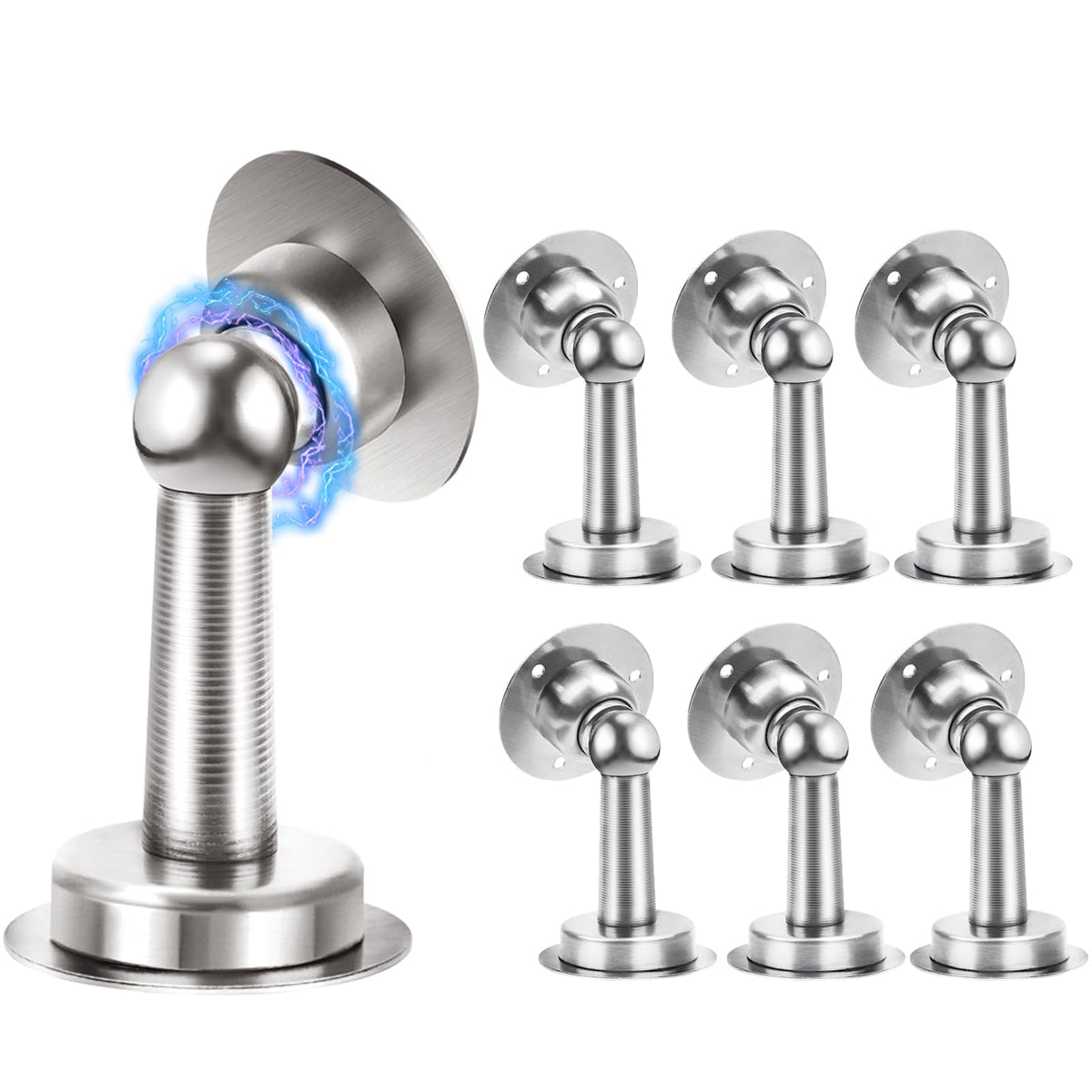 6 Pack Magnetic Door Stopper (6 Count)