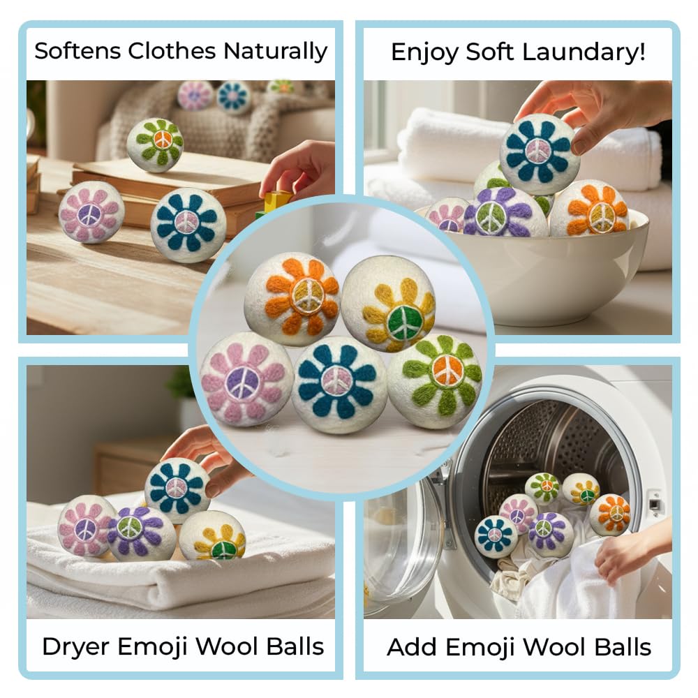 Quality Wool Dryer Balls (6 Count)