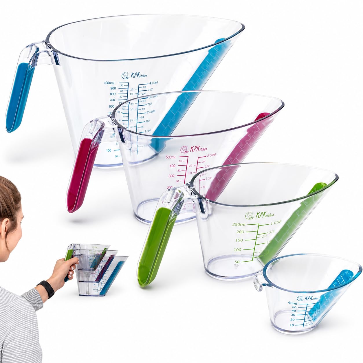 Liquid Measuring Cups with Spouts