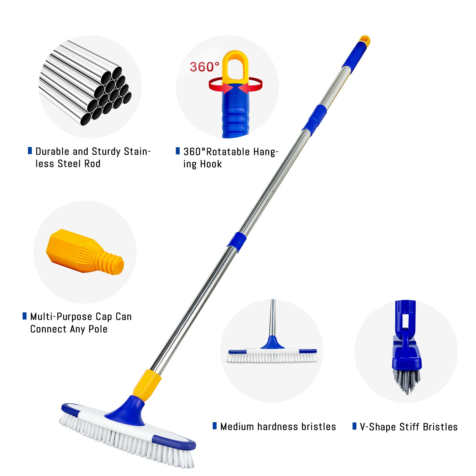Grout & Scrub Brush Combo (2 Count)