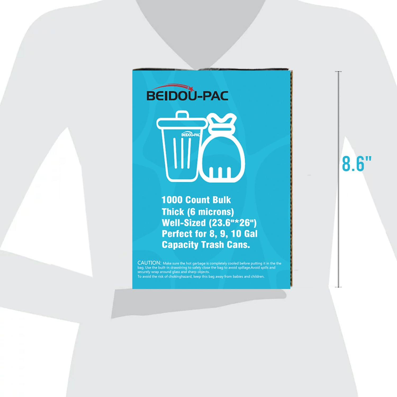 Trash Bags 8 10 Gallon (1000 Count)