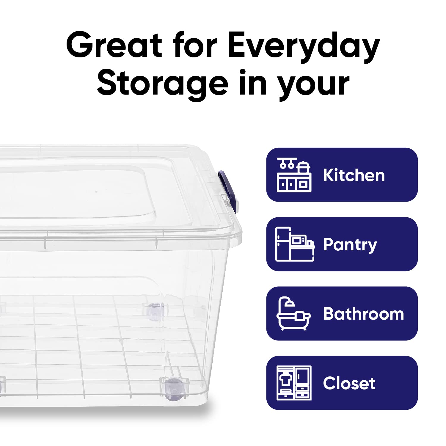 Storage Bins with Lids