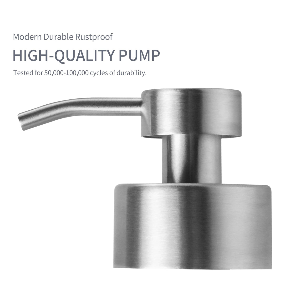 Silver Soap Dispenser