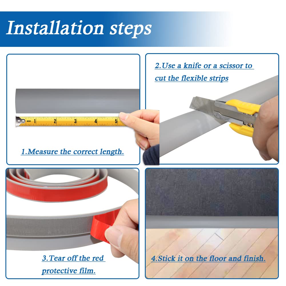 Carpet Transition Strip Self Adhesive Floor Transition Strip