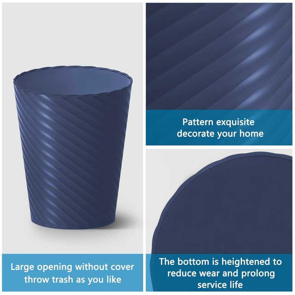 Bathroom Trash Can 3 Pack (3 Count)