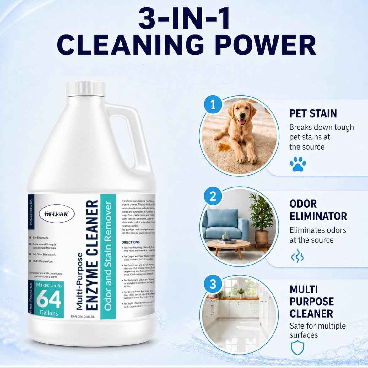 Multi Purpose Probiotic Enzyme Cleaner (128 Fl Oz)