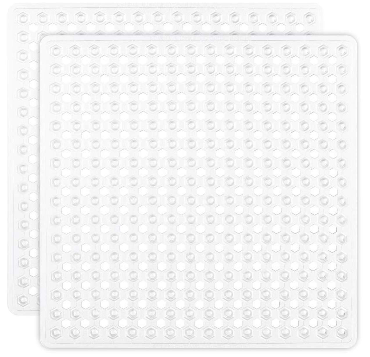 Patented Square Shower Stall Mat (2 Count)