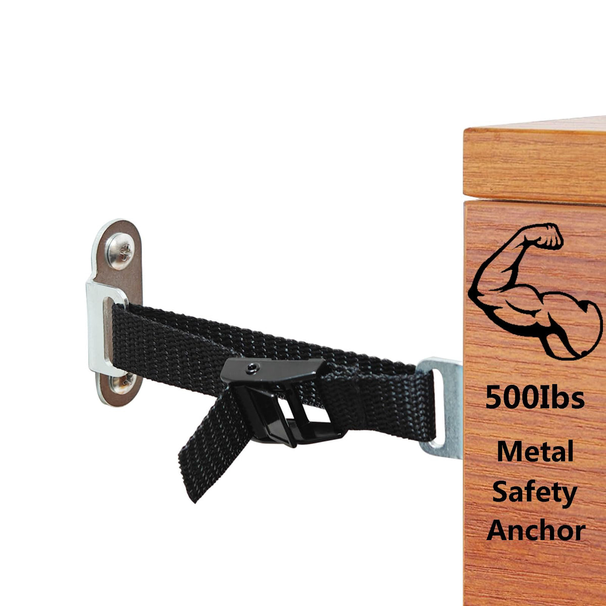 Anti Tip Furniture Anchors (4 Count)